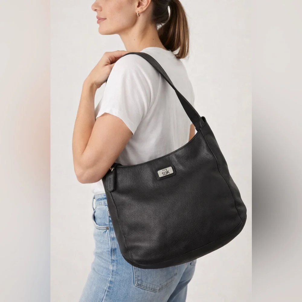 The Sak Black Hobo Shoulder Bag